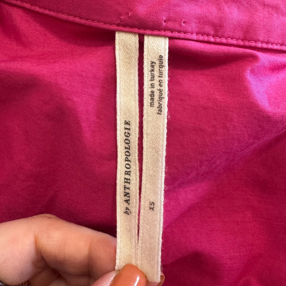 Anthropologie Somerset Maxi Dress Bright Pink - Picture 9 of 10
